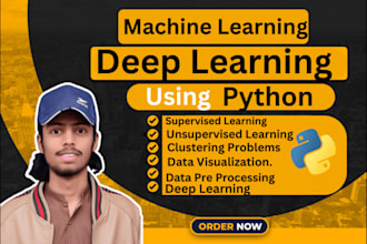 do ai, machine learning and deep learning tasks with python