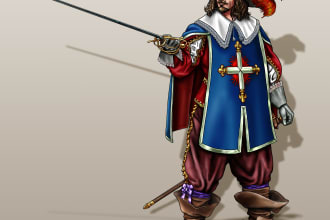 draw history soldiers, warriors, military uniform