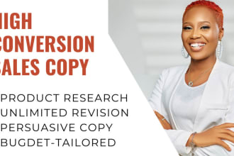 write sales copies for your ads that convert