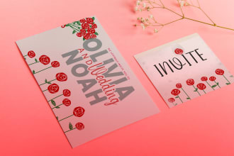 design invitation card, post card and greeting card