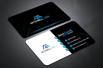 do a professional, luxury, minimalist, business card design