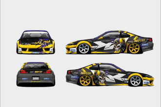 itasha car wrap, racing car wrap, livery car wrap design