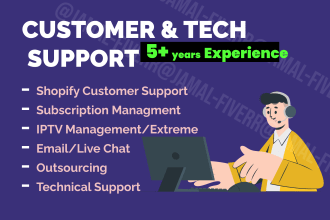 be your full time customer support agent and customer service representative