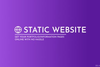 create your minimal static website