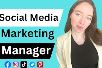 be your social media marketing manager and content creator