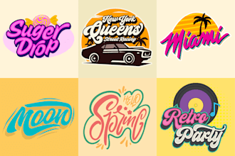 edit, modify, recreate, and vectorize your design typography, font logo custom