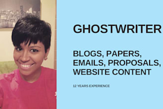 provide professional copywriting and content