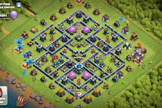 design a defensive and superior layout for your clash of clans base