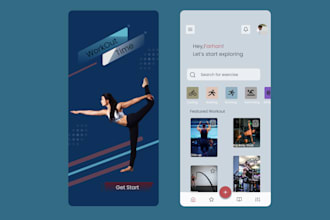 design your UI UX mobile app screens and website screens