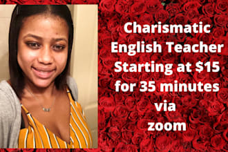 be your charismatic english teacher