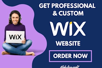design wix or redesign a wix website design and wix online store