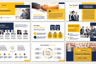 design powerpoint presentation template and business ppt slides