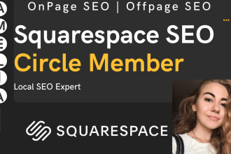 do local onpage,offpage SEO for squarespace website