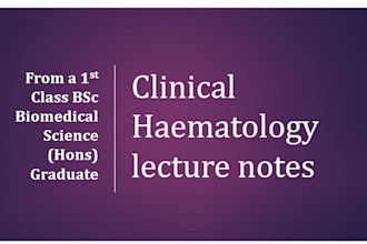 provide clinical haematology lecture notes