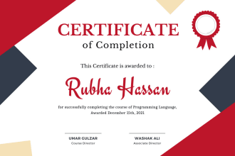design awesome certificate only for you