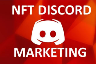 chat in your nft discord server and stay active with my team member