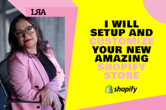 design, create and launch your new shopify store