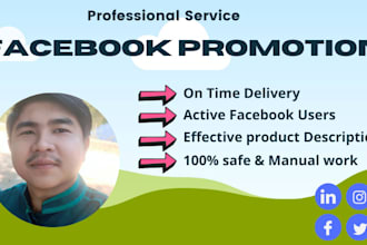 promote any business in USA by facebook marketing