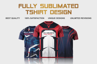 design fully sublimated shirt design