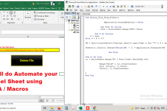 automate microsoft excel spreadsheet, excel vba and macros