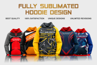design sublimated hoodie design