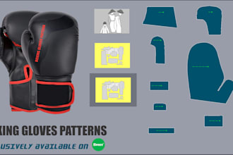make boxing glove patterns