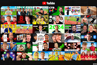 create a football soccer youtube thumbnail