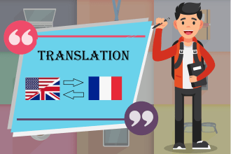 translate your texts and books from english to french