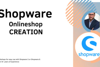 do online shop development based on shopware 6 webshop german deutsch