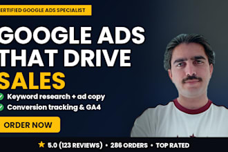 do google ads setup and management adwords PPC campaign optimization for sales