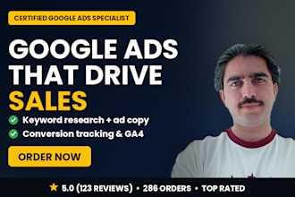 do google ads setup and management adwords PPC campaign optimization for sales