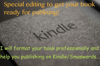 get your book ready for Kindle publishing