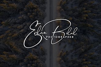 design creative wordmark, signature or text based logo design