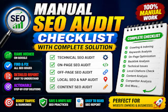 manual seo audit checklist with complete solution
