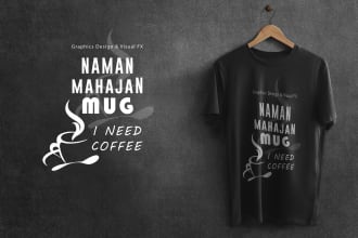 make eye catchy trendy t shirts and merchandise design