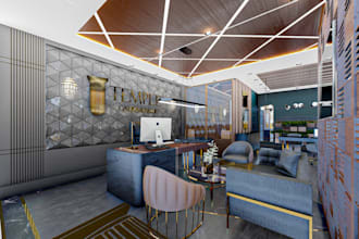 design and render beautiful office spaces for you