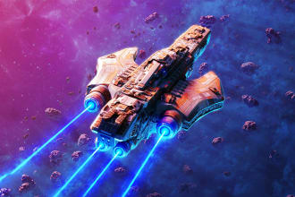 sci fi spaceship models for games