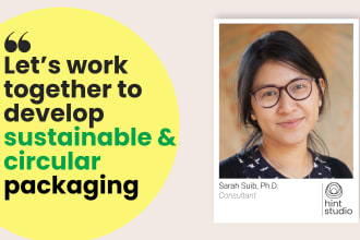 help you develop sustainable packaging