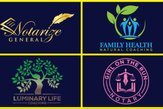 design signature, notary, mobile notary and coaching logo
