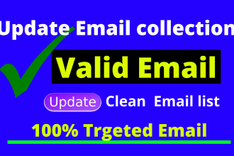 provide targeted  valid and active niche email list