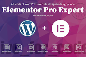 be your elementor expert web designer