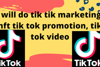 do tik tik marketing, nft tik tok promotion, tik tok video