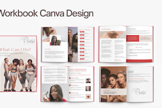design a premium ebook, guide or training manual in canva