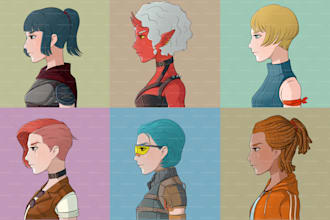 do creative cartoon nft art characters