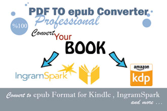 ebook formatting for epub, KDP, ingramspark and more