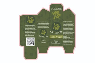 design product packaging, wrapping paper and box design