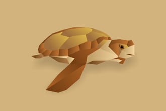create lowpoly custom nft designs
