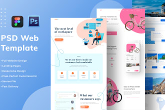 do figma website design, figma ui ux design, figma web mobile app , figma mockup