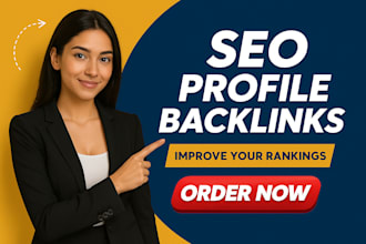 create high quality dofollow seo profile backlinks