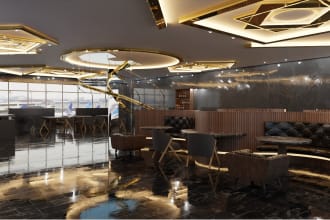 render VR 360 animation interior design
